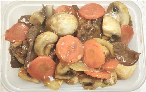 46________stir fried beef with mushrooms